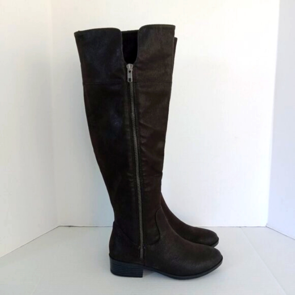 MIA Carsyn Brown Knee High Boot Womens Size 5M